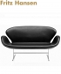 Swan Sofa ikona duńskiego designu Fritz Hansen