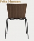 Vico Duo Soft stylowe krzesło skandynawskie Fritz Hansen | Design Spichlerz