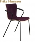 Vico Duo Arms Soft stylowe krzesło skandynawskie Fritz Hansen