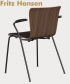 Vico Duo Arms Soft stylowe krzesło skandynawskie Fritz Hansen | Design Spichlerz