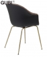 Bat Dining Metal tapicerowane krzesło Gubi | Design Spichlerz