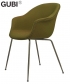 Bat Dining Metal Soft tapicerowane krzesło Gubi | Design Spichlerz