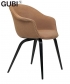 Bat Dining Wood Soft tapicerowane krzesło Gubi | Design Spichlerz