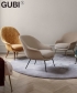 Bat Lounge fotel skandynawski Gubi | Design Spichlerz