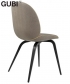 Beetle Chair Wood Soft nowoczesne tapicerowane krzesło Gubi | Design Spichlerz