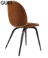 Beetle Chair Wood Soft nowoczesne tapicerowane krzesło Gubi | Design Spichlerz