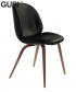 Beetle Chair Wood Soft nowoczesne tapicerowane krzesło Gubi | Design Spichlerz