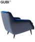 CDC Lounge elegancki fotel skandynawski Gubi | Design Spichlerz