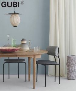 Coco Dining Chair Soft tapicerowane krzesło skandynawskie Gubi | Design Spichlerz