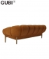 Croissant Sofa skórzana skandynawska sofa Gubi | Design Spichlerz