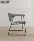 Masculo Sledge ekstrawaganckie krzesło skandynawskie Gubi | Design Spichlerz