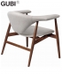 Masculo Lounge Wood fotel skandynawski Gubi | Design Spichlerz
