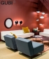 Modern Line Lounge fotel skandynawski Gubi | Design Spichlerz