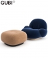 Pacha Lounge Arms komfortowy fotel z podnóżkiem Gubi | Design Spichlerz 