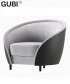Revers Lounge elegancki fotel skandynawski Gubi | Design Spichlerz