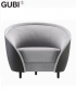 Revers Lounge elegancki fotel skandynawski Gubi | Design Spichlerz