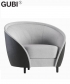 Revers Lounge elegancki fotel skandynawski Gubi | Design Spichlerz