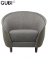 Revers Lounge elegancki fotel skandynawski Gubi | Design Spichlerz