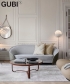 Revers Sofa 3 elegancka sofa skandynawska Gubi | Design Spichlerz
