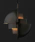 Multi-Lite Czarna kultowa lampa wisząca Gubi | Design Spichlerz