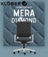 Mera Diament eleganckie ergonomiczne krzesło biurowe Klöber | Design Spichlerz