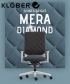 Mera Diament eleganckie ergonomiczne krzesło biurowe Klöber | Design Spichlerz