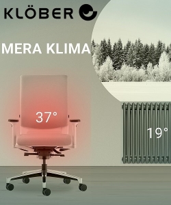 Mera Klimatyzacja ergonomiczne krzesło biurowe Klöber | Design Spichlerz