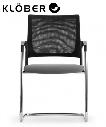 Mera Chair Mesh krzesło na płozach Klöber | Design Spichlerz