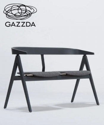 Ava nowoczesna ławka drewniana Gazzda | Design Spichlerz