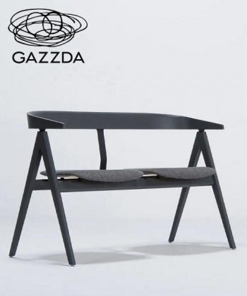 Ava nowoczesna ławka drewniana Gazzda | Design Spichlerz