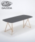 Koza nowoczesny owalny stół drewniany Gazzda | Design Spicherz