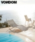 Ibiza sun lounger leżak ogrodowy Vondom | Design Spichlerz