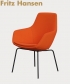 Little Giraffe eleganckie krzesło Fritz Hansen | Design Spichlerz 