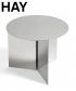 Slit Table Round petrol grey skandynawski stolik kawowy | Hay | Design Spichlerz