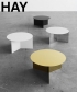 Slit Table Round petrol grey skandynawski stolik kawowy | Hay | Design Spichlerz