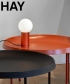 Turn On zielona skandynawska lampa stołowa | Hay | Design Spichlerz