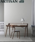 Neva Light Soft designerskie krzesło z tapicerowanym siedziskiem | Artisan