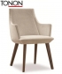 Beret Armchair eleganckie krzesło z podłokietnikami Tonon
