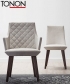 Beret Armchair krzesło z podłokietnikami Tonon | Design Spichlerz