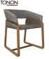 Chic nowoczesne krzesło drewniane Tonon