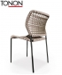 Corda nowoczesne krzesło ogrodowe Tonon | Design Spichlerz