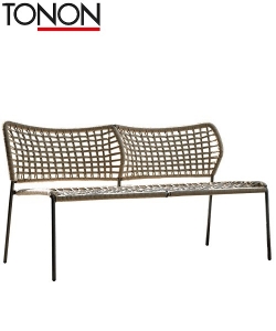 Corda Bench nowoczesna ławka ogrodowa Tonon | Design Spichlerz