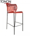 Corda Stool ogrodowe krzesło barowe Tonon