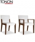 Euthalia Armchair eleganckie krzesło Tonon | Design Spichlerz