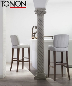 Gallant Hoker eleganckie krzesło barowe Tonon | Design Spichlerz