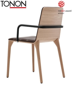 Pit Armchair minimalistyczne krzesło włoskie Tonon | Design Spichlerz