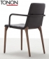 Pit Armchair minimalistyczne krzesło włoskie Tonon | Design Spichlerz