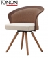 Shells krzesło o ekscytującym designie Tonon