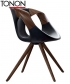 UP 917 Wood Arms piękne nowoczesne krzesło Tonon
