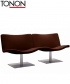 Wave Bench elegancka minimalistyczna ławka Tonon